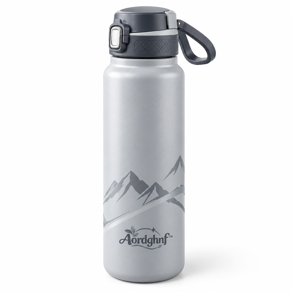 Aordghnf™ TrailSip 24 oz. Portable Water Bottle – Reusable Outdoor Drinking Bottle with Carry Loop