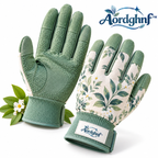 Aordghnf™ SoftRoot Lightweight Fabric Gardening Gloves – Breathable Grip Garden Work Gloves