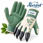 Aordghnf™ RootGrip Garden Weeding Gloves with Fingertip Claws – Digging & Planting Gloves