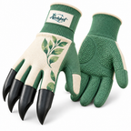 Aordghnf™ RootGrip Garden Weeding Gloves with Fingertip Claws – Digging & Planting Gloves