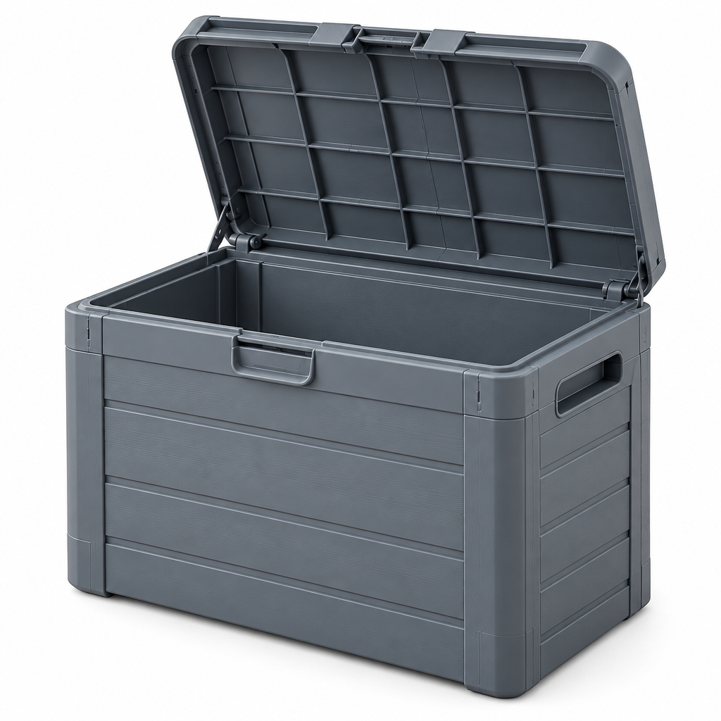 Aordghnf™ YardKeep 8-Gallon Compact Outdoor Storage Box – Lidded Garden Organizer