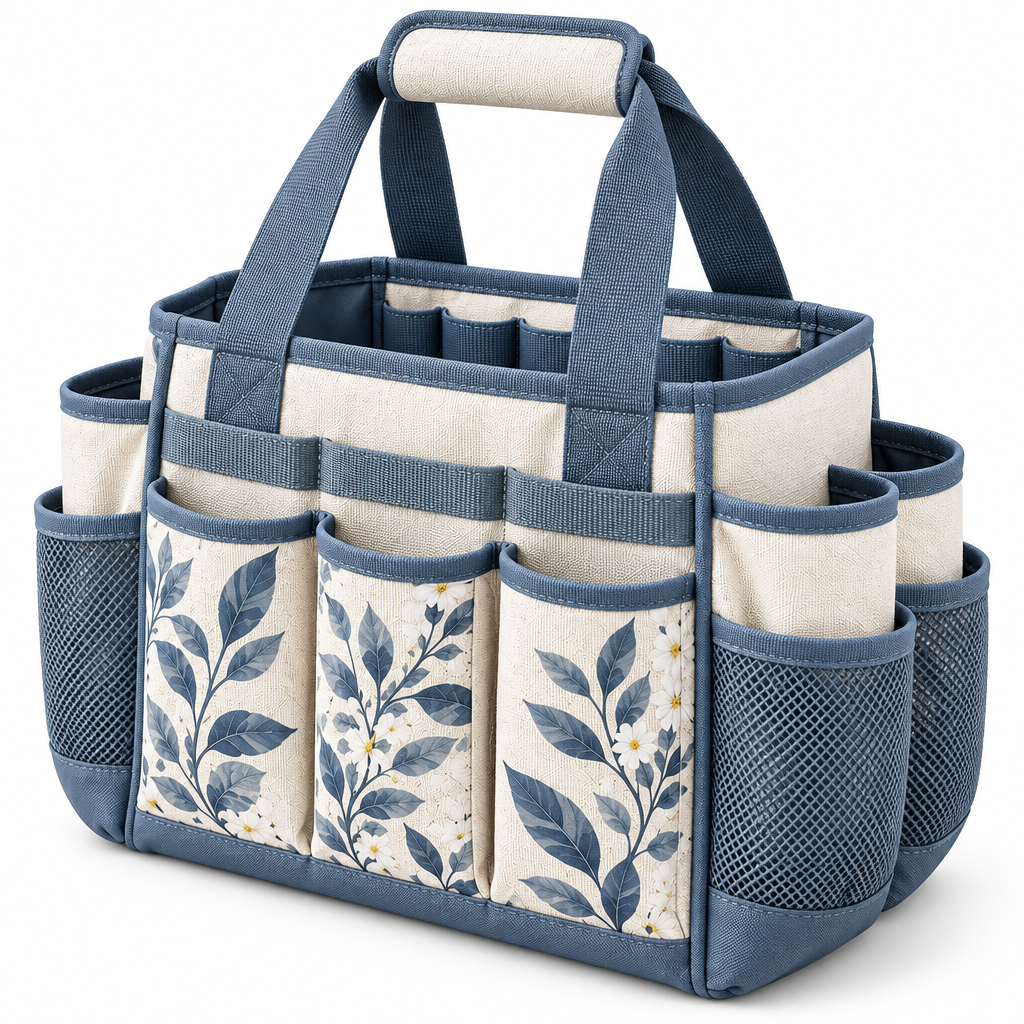 Aordghnf™ GardenCarry Water-Resistant Garden Tool Tote – Lightweight Outdoor Storage Bag with Pockets