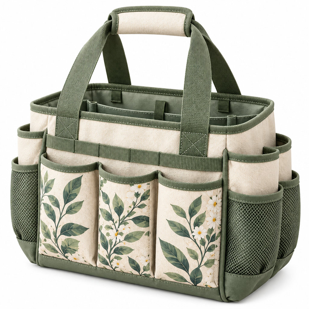 Aordghnf™ GardenCarry Water-Resistant Garden Tool Tote – Lightweight Outdoor Storage Bag with Pockets