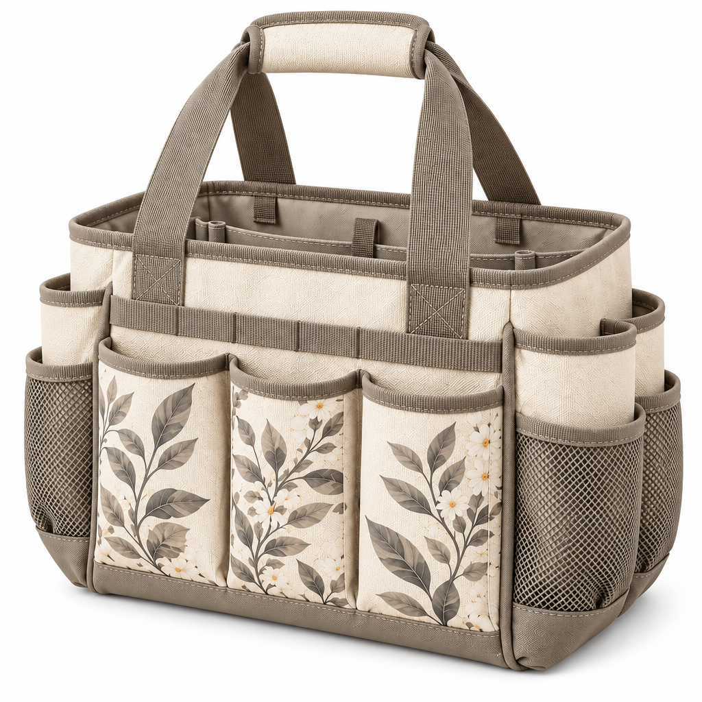Aordghnf™ GardenCarry Water-Resistant Garden Tool Tote – Lightweight Outdoor Storage Bag with Pockets