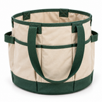 Aordghnf™ OrchardFold Collapsible Canvas Harvest Bag – Foldable Garden Picking Tote