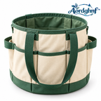Aordghnf™ OrchardFold Collapsible Canvas Harvest Bag – Foldable Garden Picking Tote